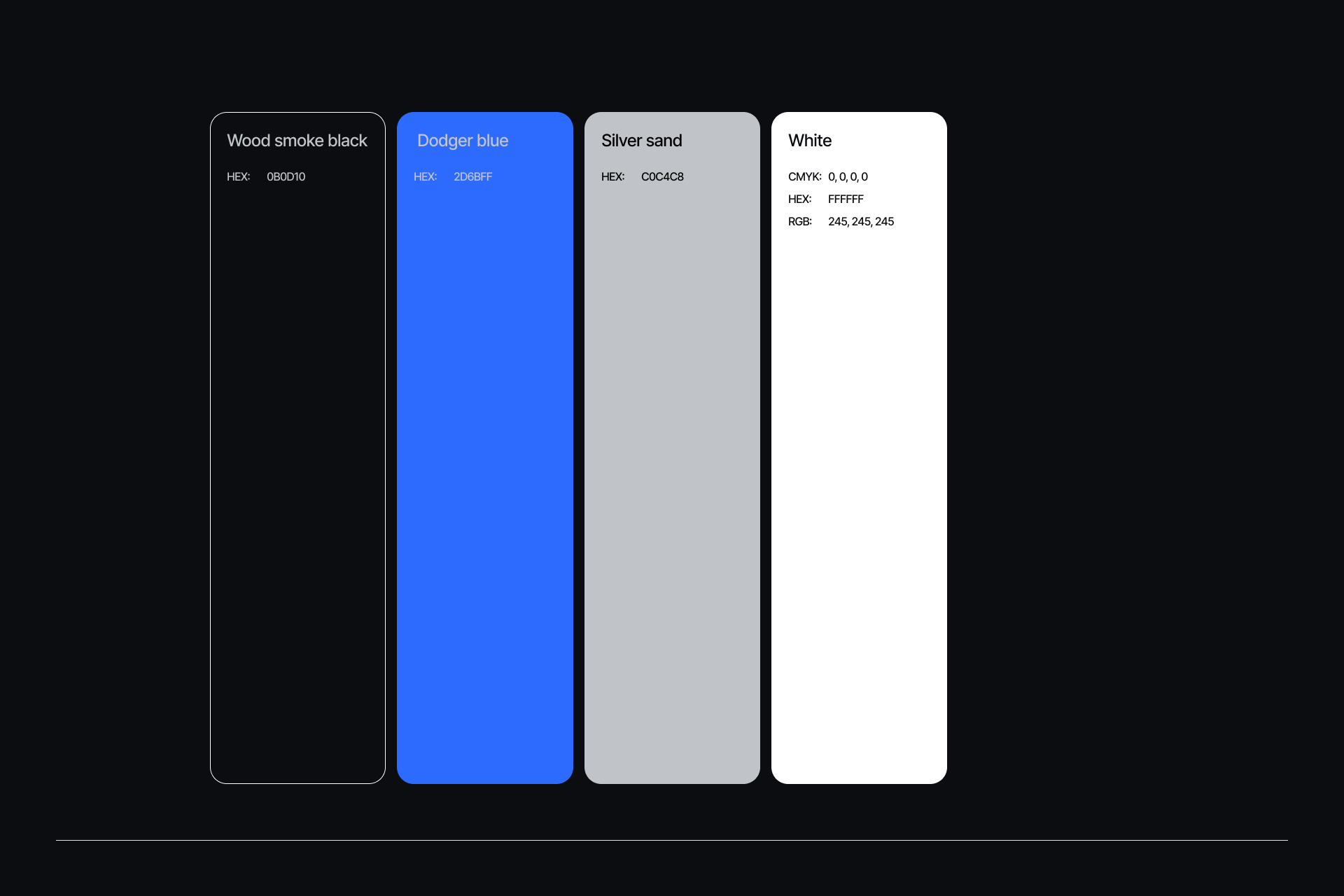Axis Media Group colour palette