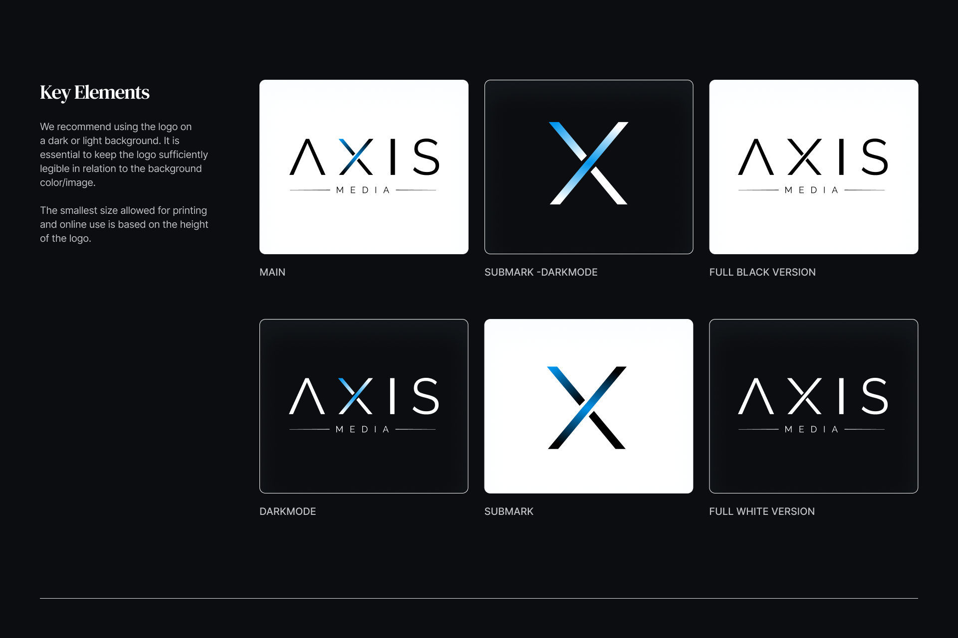 Axis Media Group key brand elements
