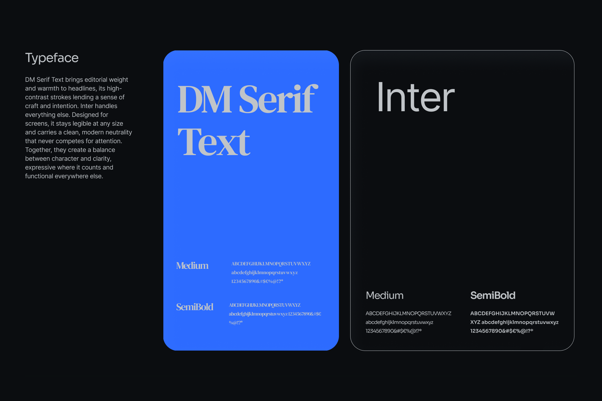 Axis Media Group typography system